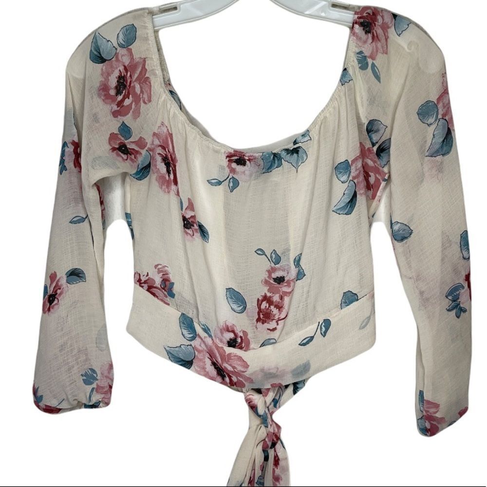 Windsor Floral Crop Blouse
